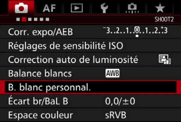 balancedesblancspersonnalisée