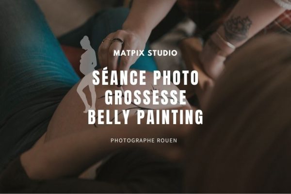Photos de Grossesse : Le Belly Painting – Photographe à Rouen