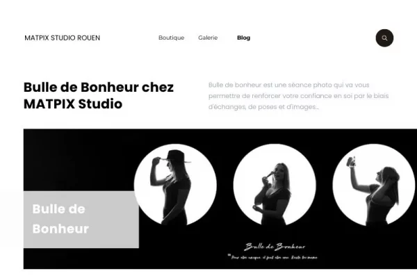 Bulle de Bonheur chez MATPIX Studio