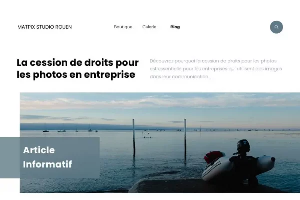 La cession de droits pour les photos en entreprise