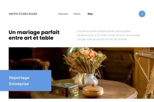 Un mariage parfait entre art et table