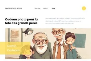 Cadeau photo pour la fête des grands pères