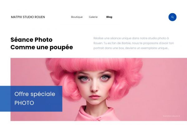 Séance Comme une poupée