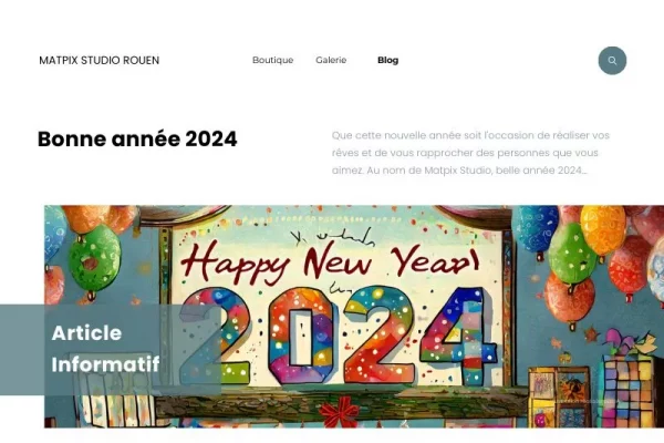 Bonne année 2024
