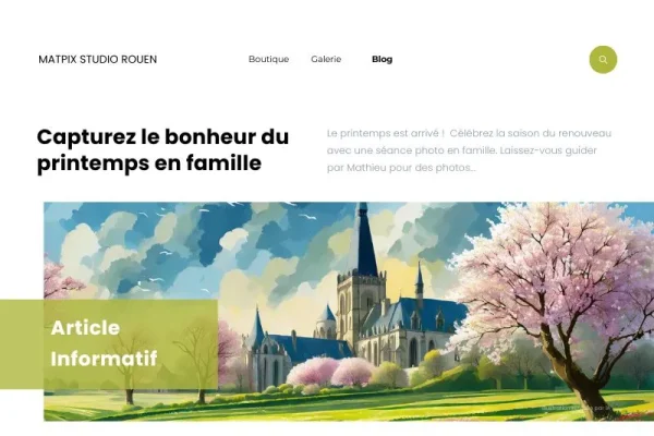 Capturez le bonheur du printemps en famille