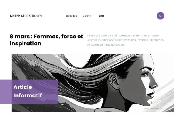 8 mars : Femmes, force et inspiration